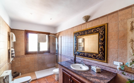 Ducha con cabezal de ducha grande